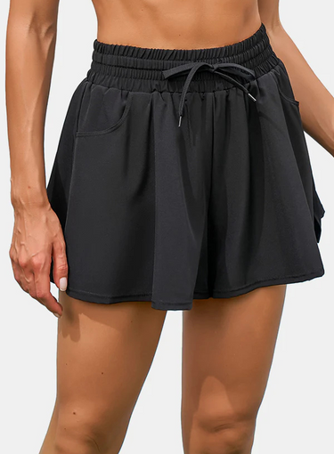 High Waisted Swim Board Shorts